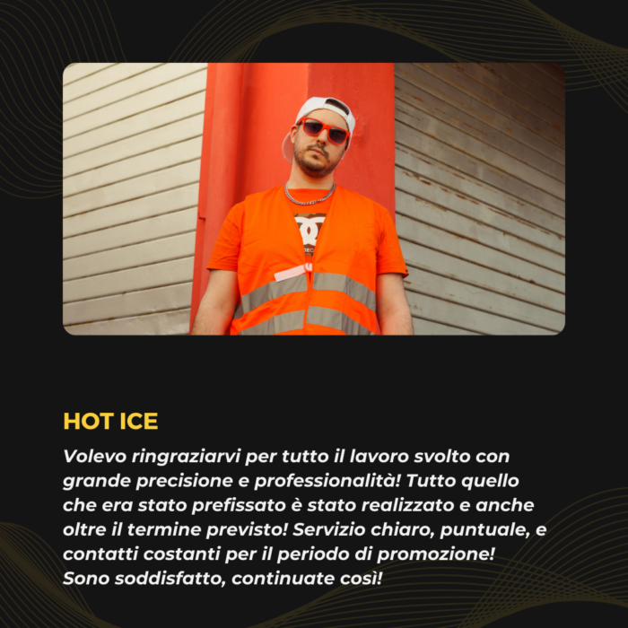 hot ice feedback promuovere musica